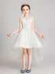 Flower Girl Princess Dress Girls' Puffy Wedding Dress Fashionable Evening Gown - Dorabear