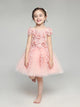 Flower Girl Wedding Dress Girl Princess Dress Pink Fluffy Performance Costume - Dorabear