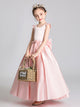 Flower Girl Wedding Dress Girls' Piano Performance Costume Sleeveless Evening Gown - Dorabear