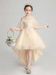 Flower Girl Wedding Dress Princess Dress Girls Evening Gown Piano Performance Costume - Dorabear