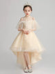 Flower Girl Wedding Dress Princess Dress Girls Evening Gown Piano Performance Costume - Dorabear