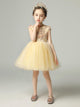 Flower Girl Wedding Gown Princess Dress Girls High-end Piano Performance Costume - Dorabear