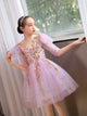 Flower Girls Wedding Dress Evening Gown Birthday Princess Dress Performance Costume - Dorabear