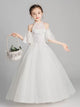 Flower Girls Wedding Dress Princess Dress Evening Gown Piano Performance Costume - Dorabear