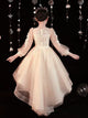 Flower Girls' Puffy Princess Dress Piano Performance Costume Evening Dress - Dorabear