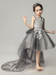 Flower Kid's Wedding Dress Girls Evening Gown Princess Dress Piano Performence Dress - Dorabear