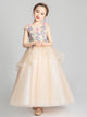 Flower Kid's Wedding Dress Walk Show Gown Piano Performance Costume - Dorabear