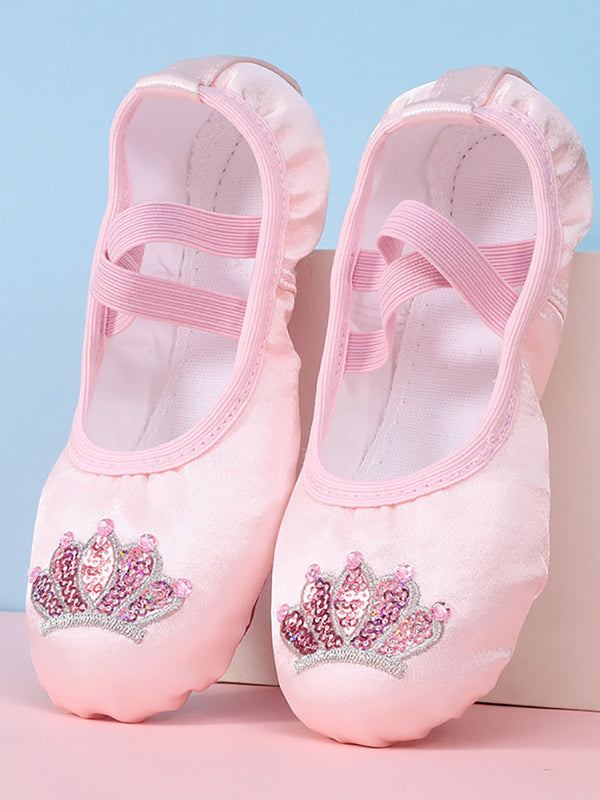 Frenulum-free Satin Ballet Shoes Practical Soft Sole Cat Claw Shoes - Dorabear