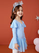 Front V-Neck Hot Diamond Long Sleeve Ballet Dress Practice Clothes - Dorabear