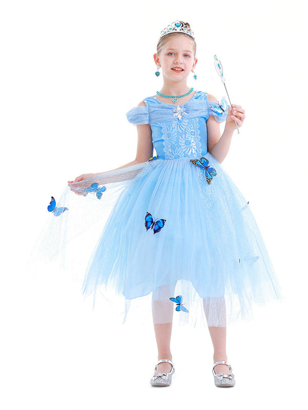 Butterfly Long Aisha Princess Dress Character Costume - Dorabear