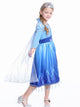 Character Costume Elsa Princess Long Sleeve Dress - Dorabear