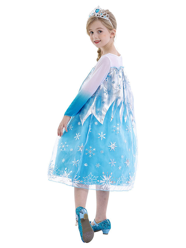 Blue Dress Long Sleeve Dress Character Costume - Dorabear