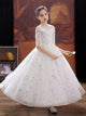 Girls Banquet Dress Piano Performance Costume Flower Kid's Princess Dress Wedding Gown - Dorabear