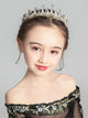 Crown Tiara Princess Headband Gold Rhinestone Dance Performance Accessories - Dorabear