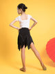 Latin Dance Fringed Skirt Bottoms Professional Competition Fringed Skirt - Dorabear