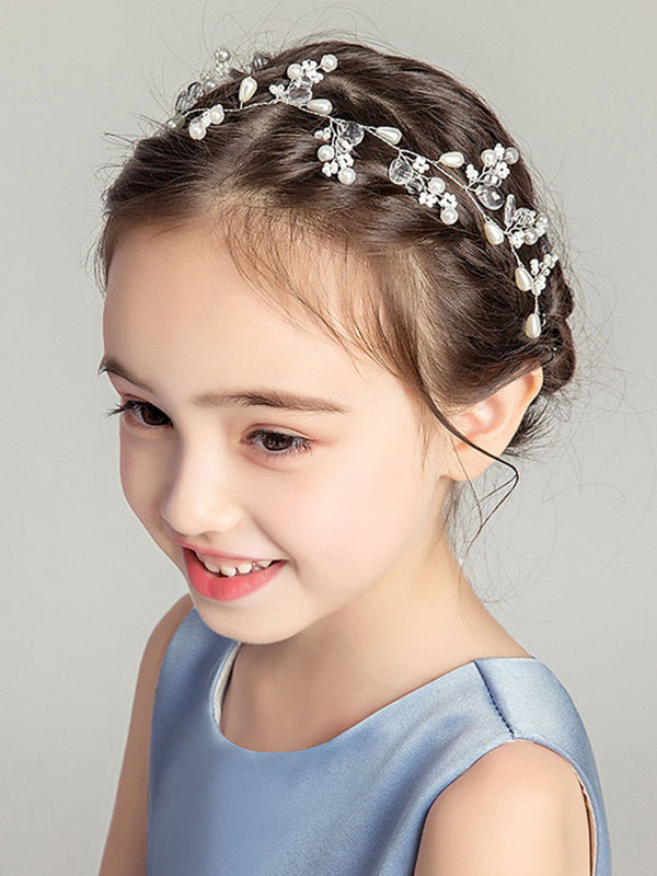 Hair Accessories Dance Jewelry Rhinestone Headband Head Chain Hair Ring - Dorabear