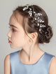 Hair Accessories Dance Jewelry Rhinestone Headband Head Chain Hair Ring - Dorabear