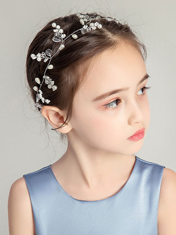 Hair Accessories Dance Jewelry Rhinestone Headband Head Chain Hair Ring - Dorabear