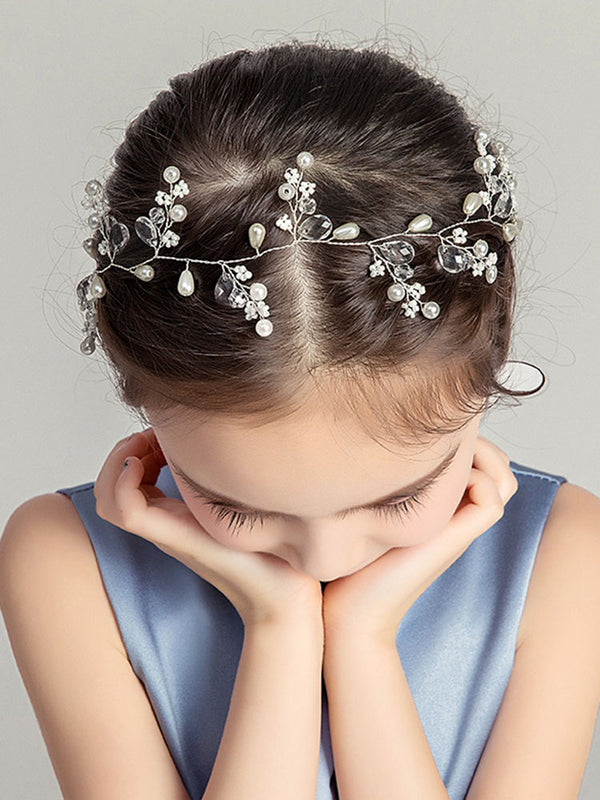 Hair Accessories Dance Jewelry Rhinestone Headband Head Chain Hair Ring - Dorabear