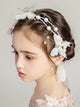 Headwear White Butterfly Wreath Headband Accessories Dance Performance Jewelry - Dorabear