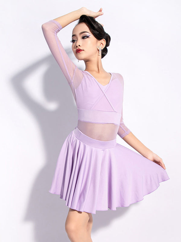 Latin Dance Dress Autumn/Winter Professional Performance Clothing - Dorabear