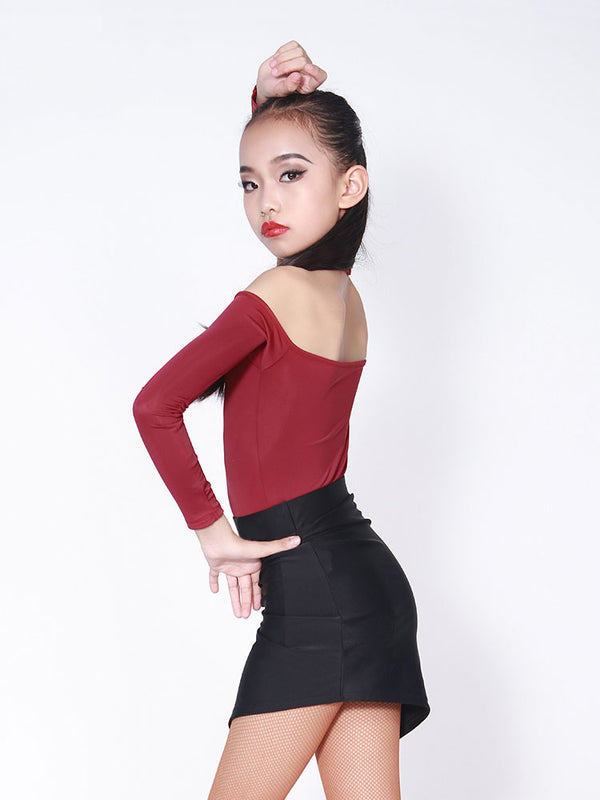 Latin Long-sleeved Exercise Suit Autumn/Winter Dance Training Clothes - Dorabear