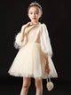 Girls Princess Dress Banquet Gown Flower Girl Wedding Dress Performance Costume - Dorabear