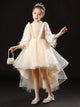 Girls Princess Dress Banquet Gown Flower Girl Wedding Dress Performance Costume - Dorabear