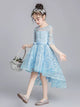 Girls Princess Dress Evening Gown High-end Wedding Dress Piano Performance Costume - Dorabear