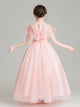 Girls Princess Dress Flower Girl Wedding Dress Puffy Evening Gown Performance Costume - Dorabear