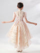 Girls Princess Dress Flower Kid's Wedding Dress Evening Gown Piano Performance Costume - Dorabear