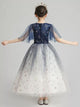 Girls Princess Dress High-end Wedding Dress Starry Sky Costume Evening Gown - Dorabear