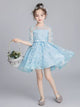 Girls Princess Dress Piano Performance Costume Autumn /Winter Evening Costume - Dorabear