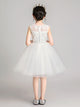 Girls Princess Dress Puffy Evening Gown Wedding Dress Piano Performance Costume - Dorabear