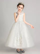 Girls Princess Dress Puffy Piano Performance Costume Flower Girl Wedding Gown - Dorabear