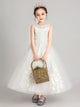 Girls Princess Dress Puffy Piano Performance Costume Flower Girl Wedding Gown - Dorabear