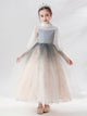 Girls Puffy Princess Dress Flower Girl Gown Autumn/Winter Performance Costum - Dorabear