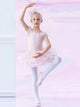 Ballet Short-sleeved Dress Dance Practice Clothes Mesh Bow Tutu Skirt - Dorabear