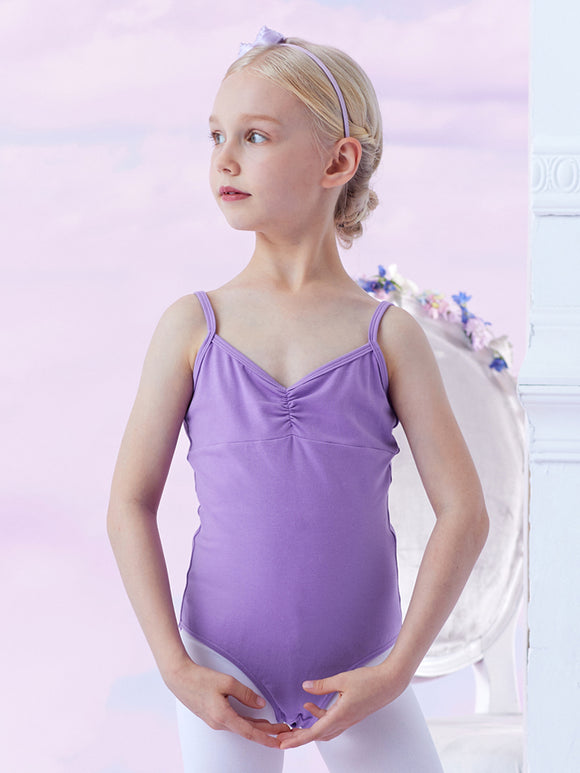 Summer V-neck Suspender Leotard Ballet Basic Training Clothes - Dorabear
