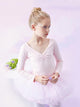 Autumn/Winter Ballet V-neck Long-sleeved Dress Dance Training Clothes - Dorabear