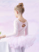 Autumn/Winter Ballet V-neck Long-sleeved Dress Dance Training Clothes - Dorabear