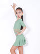 Autumn/Winter Latin Dance Practice Clothing V-neck Lace Dress - Dorabear