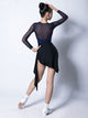 Autumn/Winter Long-sleeved One-piece Training Leotard Latin Dance Clothes - Dorabear