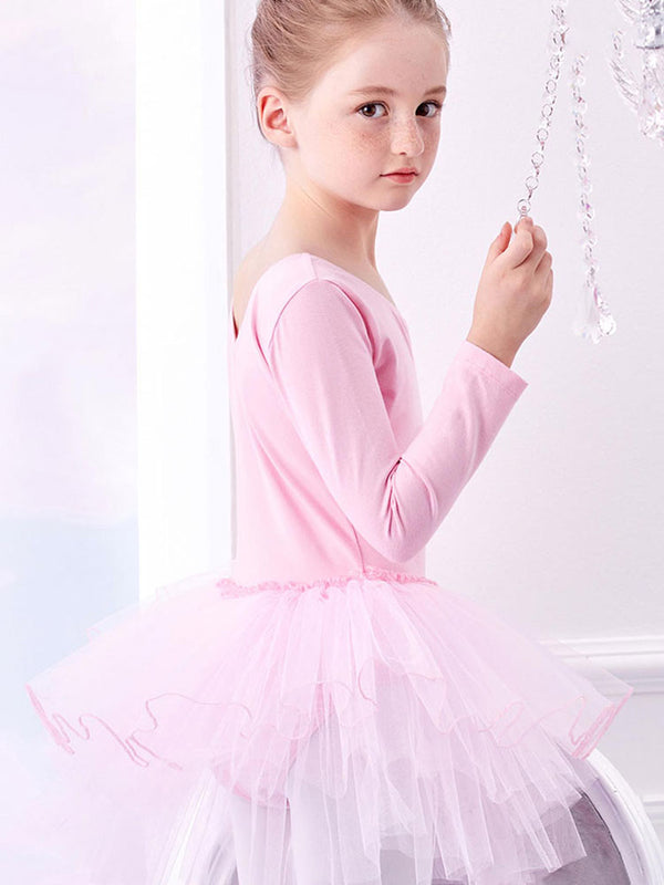 Ballet Tull Skirt Long-sleeved Dance Dress Training Clothes - Dorabear