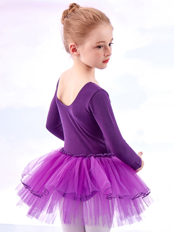 Ballet Tull Skirt Long-sleeved Dance Dress Training Clothes - Dorabear