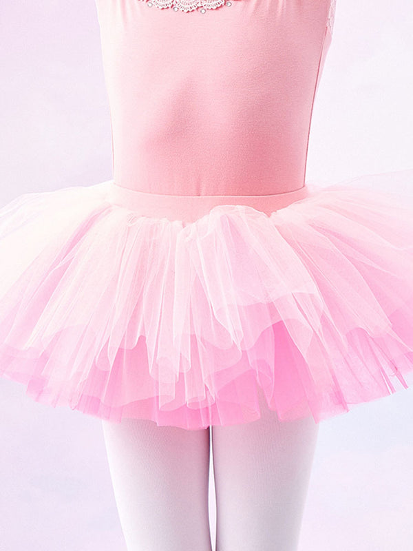 Dance Clothing Practice Skirt Ballet Tutu Elastic Waist Performance Skirt - Dorabear