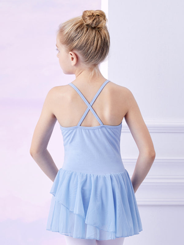 Summer Back Cross-strap Dress Ballet Suspenders Training Clothes - Dorabear