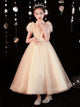 Girls' Catwalk Performance Costume Flower Girl Wedding Dress Princess Dress - Dorabear