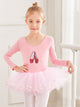 Embroidered Dance Dress Autumn/Winter Long Sleeved Ballet Clothes - Dorabear