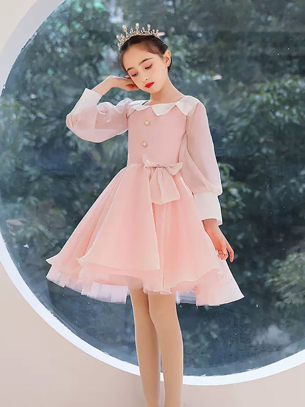 Girls' Evening Dress Princess Dress Autumn/Winter Luxury Performance Dress - Dorabear